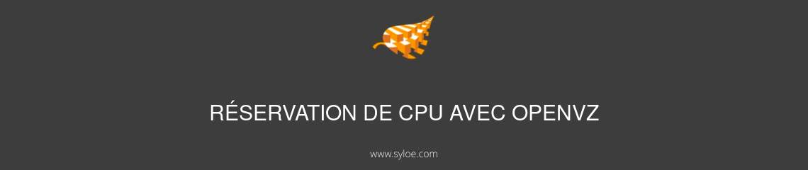 reservation de cpu avec openvz