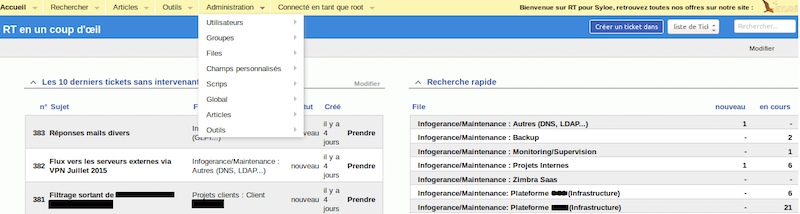 gestion de tickets open source avec rt interface