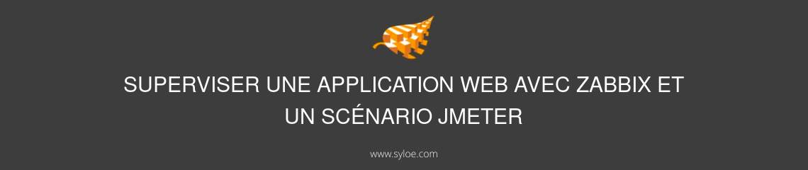 Superviser application web avec zabbix et scenario jmeter