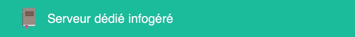 Serveur dédié infogéré